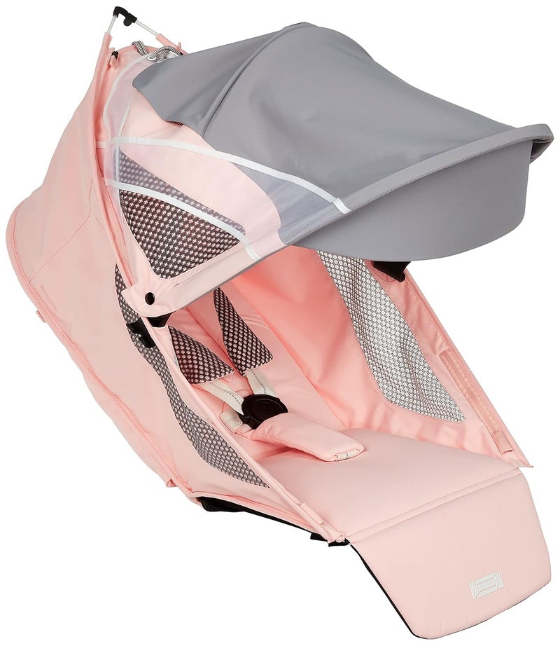 cybex AVI Jogging Stroller Seat Pack (Frame not Included),Compact Fold for Storage,Height-Adjustable Handlebar,One-Handed Steering,Rear-Wheel Suspension & Handbrake,For Infants 9 months+,Silver Pink - Image 1